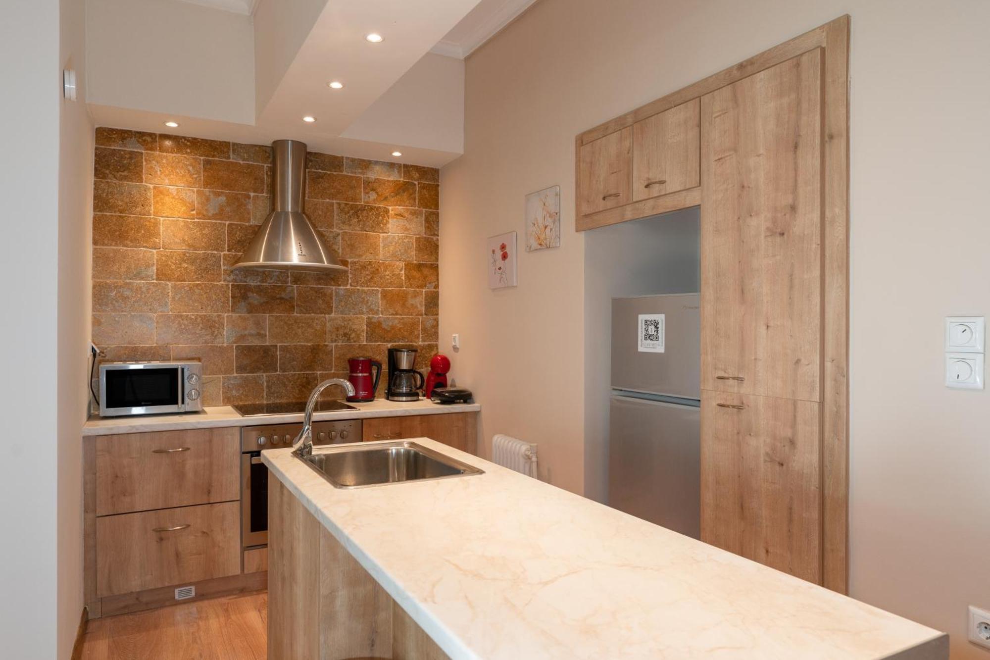 Contemporary Made Of Wood And Stone. Apartment *