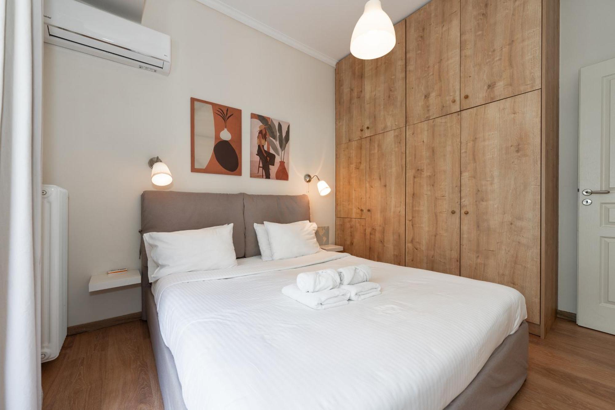 Contemporary Made Of Wood And Stone. Apartment